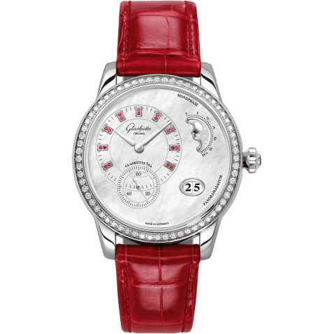 PanoMatic Luna Stainless Steel / Diamond / MOP / Alligator / Pin