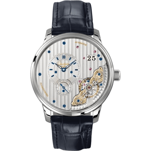 PanoMaticInverse Stainless Steel / Silver / Alligator - Folding