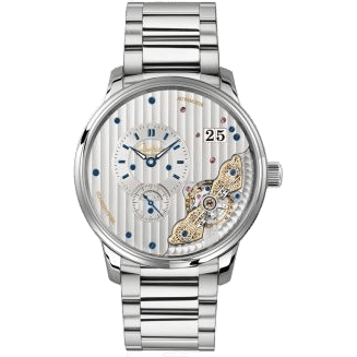 PanoMaticInverse Stainless Steel / Silver / Bracelet