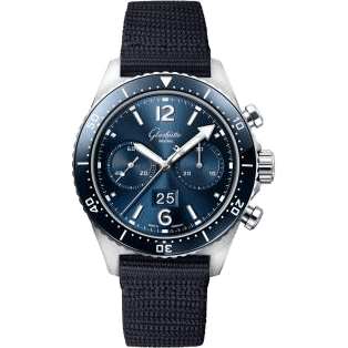 SeaQ Chronograph Stainless Steel / Blue / Synthetic - Folding