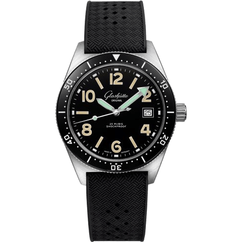 SeaQ 1969 Date Stainless Steel / Black / Rubber / Pin