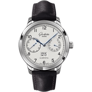 Senator Observer Stainless Steel / Silver / Calf - Folding