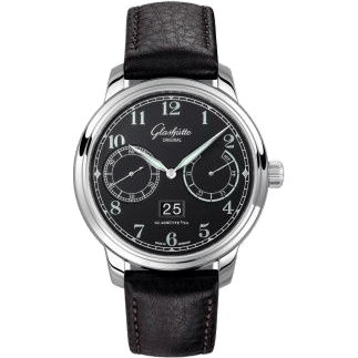 Senator Observer Stainless Steel / Black / Calf - pin