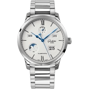 Senator Excellence Perpetual Calendar Stainless Steel / Silver / Bracelet