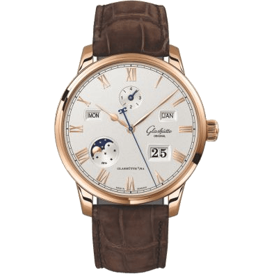 Senator Perpetual Calendar Red Gold / Silver