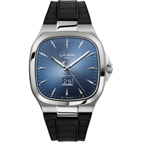 Seventies Panorama Date Blue / Rubber / Folding