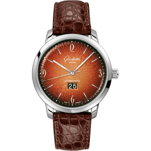 Sixties Panorama Date Stainless Steel / Orange / Alligator / Pin / Annual Edition