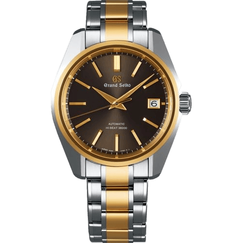 Automatic Hi Beat 36000 Stainless Steel / Yellow Gold / Brown / Bracelet