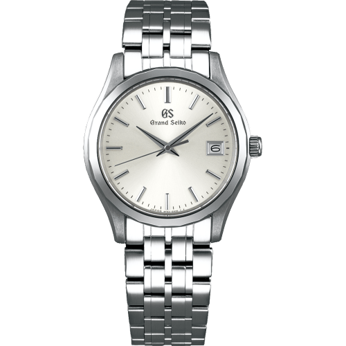Quartz Date White Gold / Silver / Bracelet