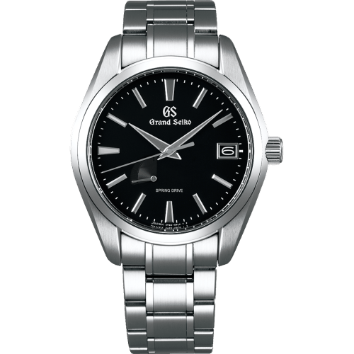 Spring Drive Stainless Steel / Black / Bracelet