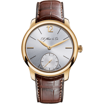 Endeavour Small Seconds, Rose Gold, Argenté Dial