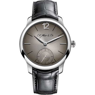 Endeavour Small Seconds, White Gold, Fumé Dial