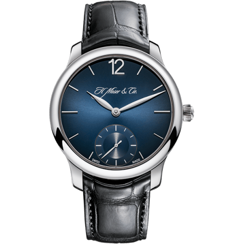 Endeavour Small Seconds, Palladium, Blue Fumé Dial