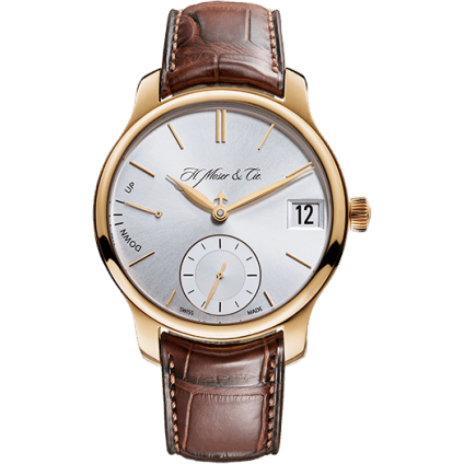 Endeavour Perpetual Calendar, Rose Gold, Argenté Dial