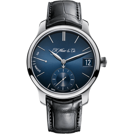 Endeavour Perpetual Calendar, Palladium, Blue Fumé Dial