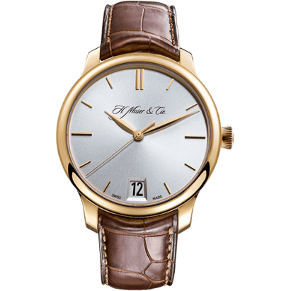 Endeavour Big Date, Rose Gold, Argenté Dial