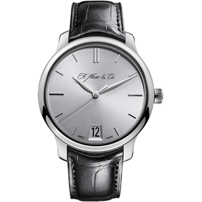 Endeavour Big Date, White Gold, Rhodié Dial