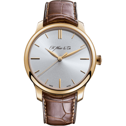Endeavour Centre Seconds, Rose Gold, Argenté Dial
