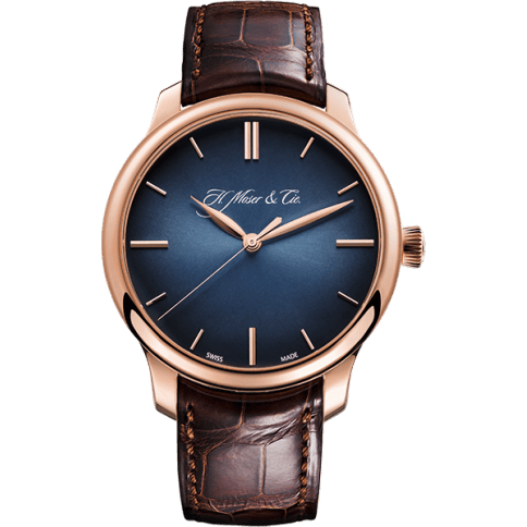 Endeavour Centre Seconds, Red Gold, Blue Fumé Dial