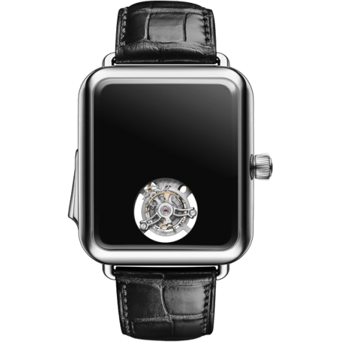 Swiss Alp Watch Minute Repeater Tourbillon Platinum / Concept Black