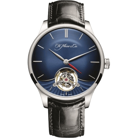 Venturer Tourbillon Dual Time, White Gold, Blue Fumé Dial
