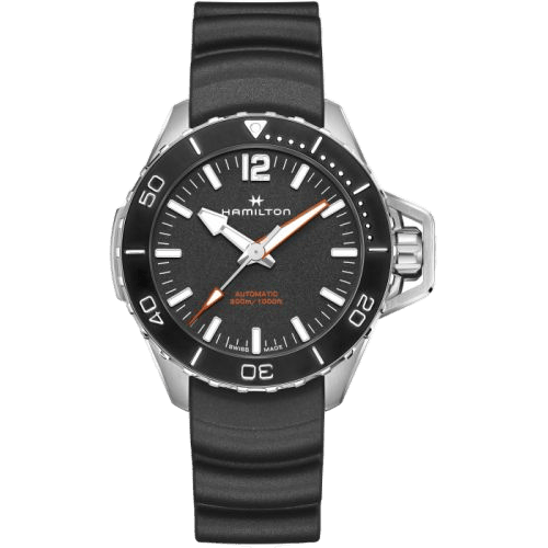 Frogman Auto 46 Stainless Steel / Black / Rubber