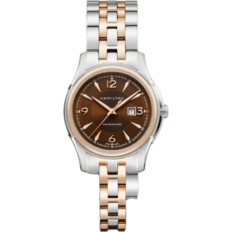 Jazzmaster Viewmatic 34mm Brown Dial Two Tone