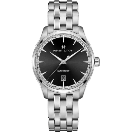 Jazzmaster Auto 40 Stainless Steel / Black / Bracelet