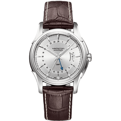 Jazzmaster Traveler GMT 42mm Silver Dial