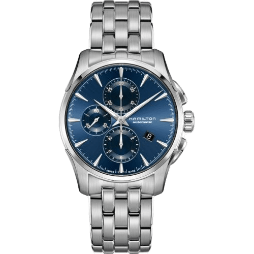 Jazzmaster Auto Chrono 42 Stainless Steel / Blue / Bracelet
