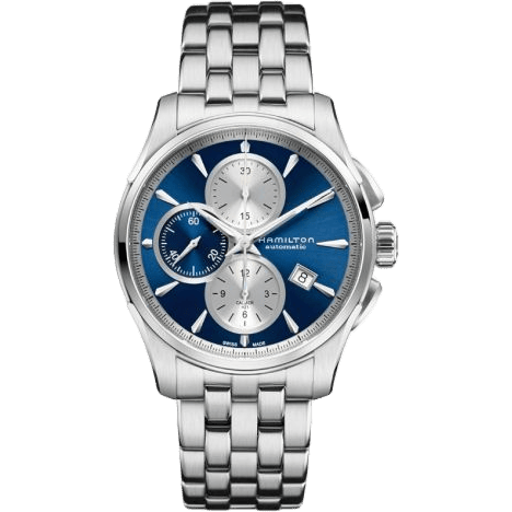 Jazzmaster Automatic Chronograph 42 Stainless Steel / Blue / Bracelet