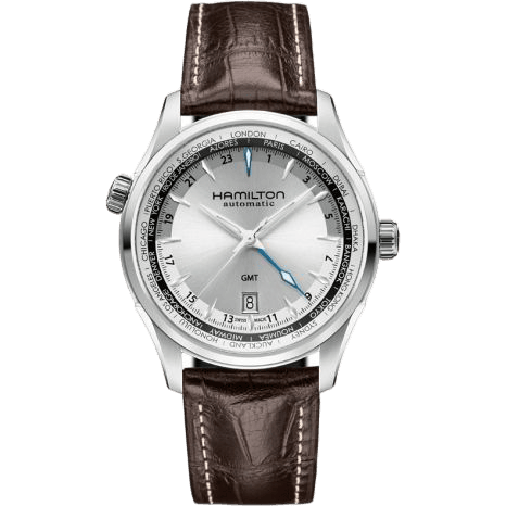 Jazzmaster GMT 42mm Silver Dial
