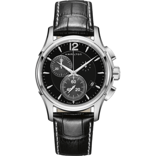Jazzmaster Chrono Quartz 42 Stainless Steel / Black