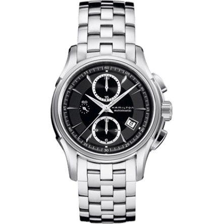 Jazzmaster Automatic Chronograph 42 Stainless Steel / Black / Bracelet