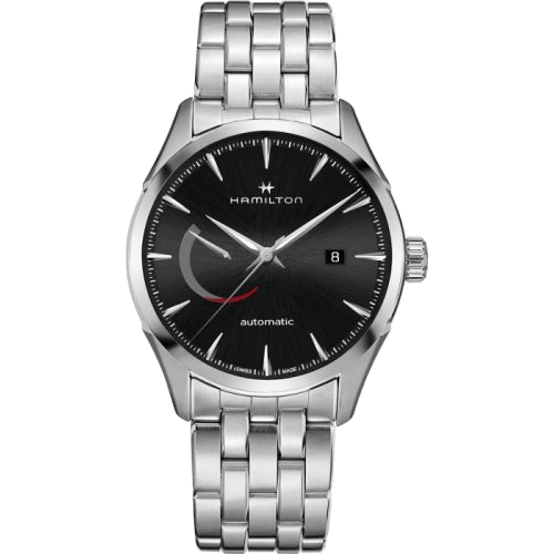 Jazzmaster Power Reserve Auto 42 Stainless Steel / Black / Bracelet