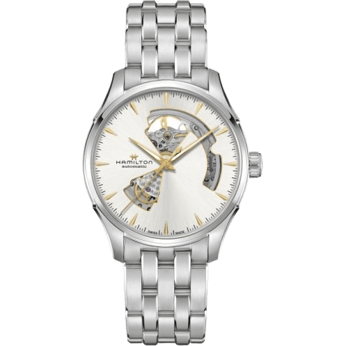 Jazzmaster Open Heart 40 Stainless Steel / Silver / Bracelet