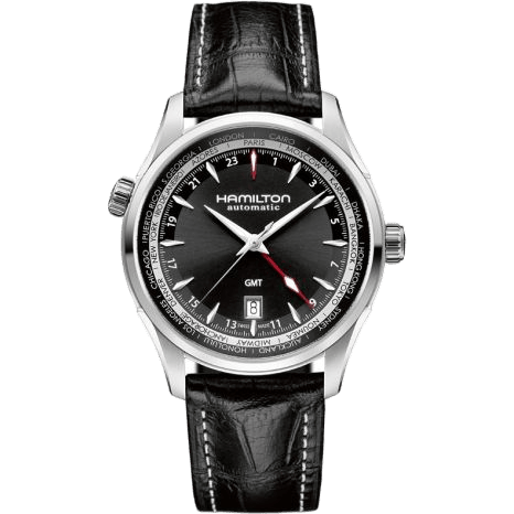Jazzmaster GMT 42 Stainless Steel / Black