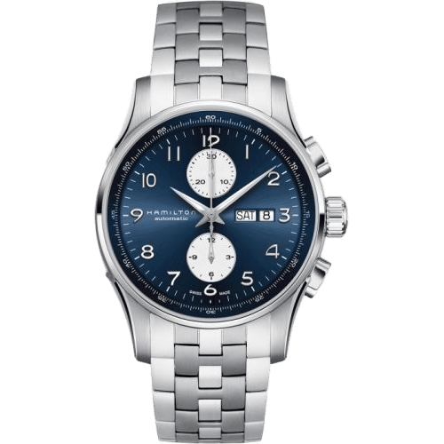 Jazzmaster Maestro Chronograph 45 Stainless Steel / Blue / Bracelet