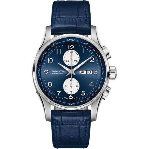 Jazzmaster Maestro Chronograph 45 Stainless Steel / Blue