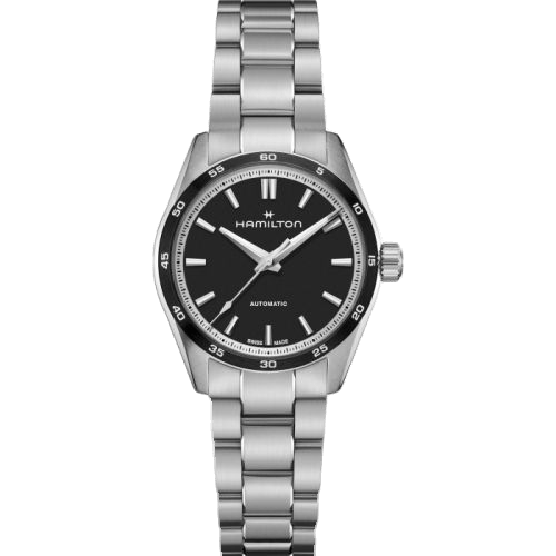 Jazzmaster Performer Auto 34 Stainless Steel / Black / Bracelet