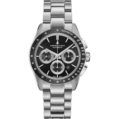 Jazzmaster Performer Auto Chrono 42 Stainless Steel / Black / Bracelet