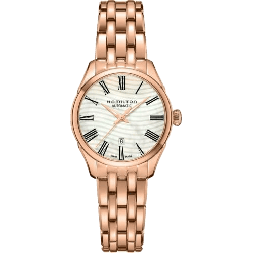 Jazzmaster Lady Auto 30 Stainless Rose Gold / MOP / Bracelet