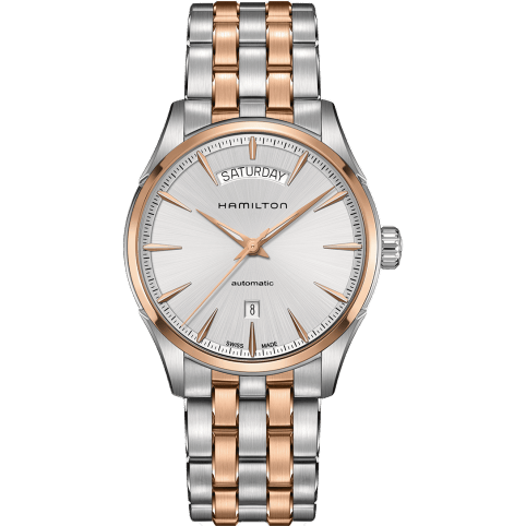 Jazzmaster 42 Day Date Stainless Steel - Rose Gold / Silver / Bracelet