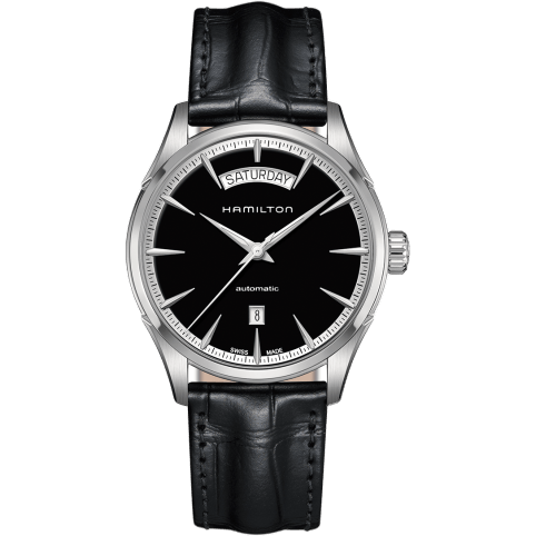Jazzmaster 42 Day Date Stainless Steel / Black