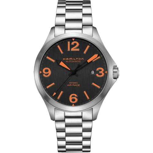 Khaki Aviation Air Race 42 Auto Black / Bracelet