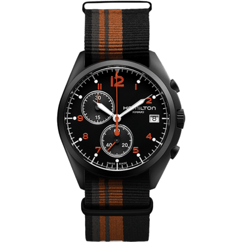Khaki Aviation Pilot Pioneer Chrono Quartz Volcano