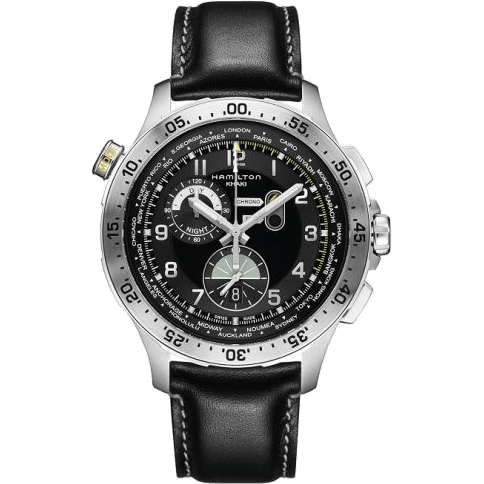 Khaki Aviation Worldtimer Chrono Quartz