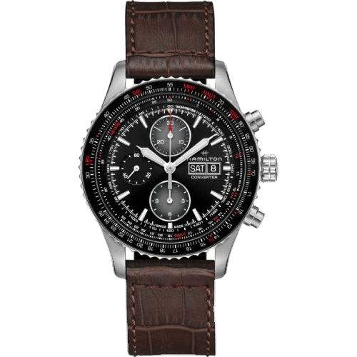 Khaki Aviation Converter Auto Chrono Stainless Steel / Black