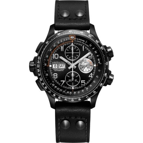 Khaki Aviation X-Wind Auto Chrono PVD / Black