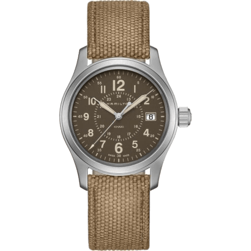 Khaki Field Quartz 38 Stainless Steel / Brown